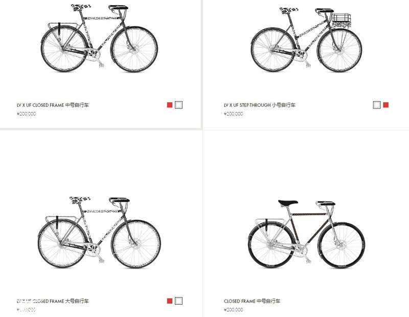 lv木制自行车,LV自行车售价