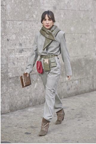 冬季穿搭女围巾高级感,时尚围巾女款爆款2022新款冬季