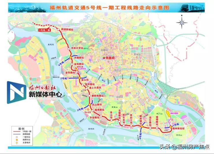福州地铁5号线台屿站出入口在哪,福州地铁5号线工程