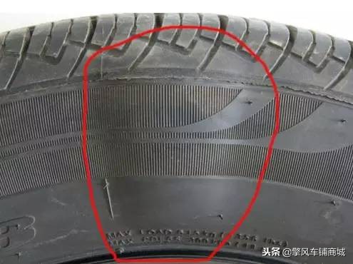 轮胎侧面划痕是怎么产生的,轮胎划痕深度多少需要更换