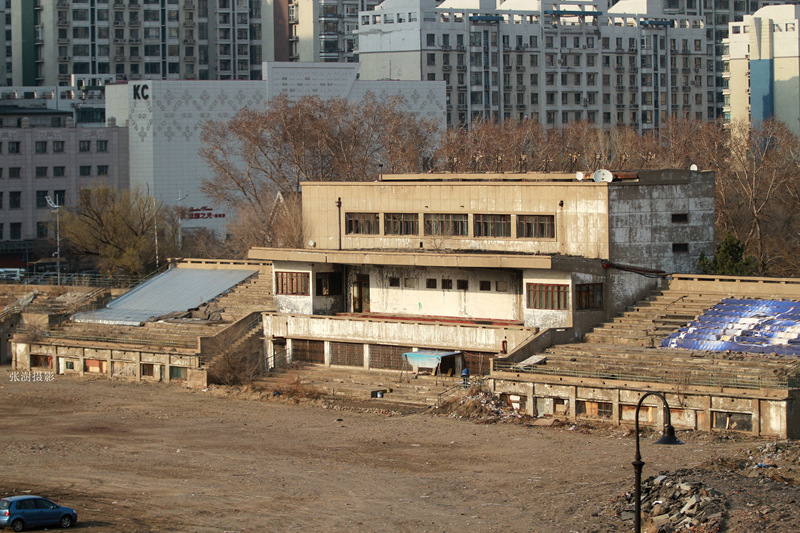 八十年代的哈尔滨工人体育馆,哈尔滨原八区体育馆