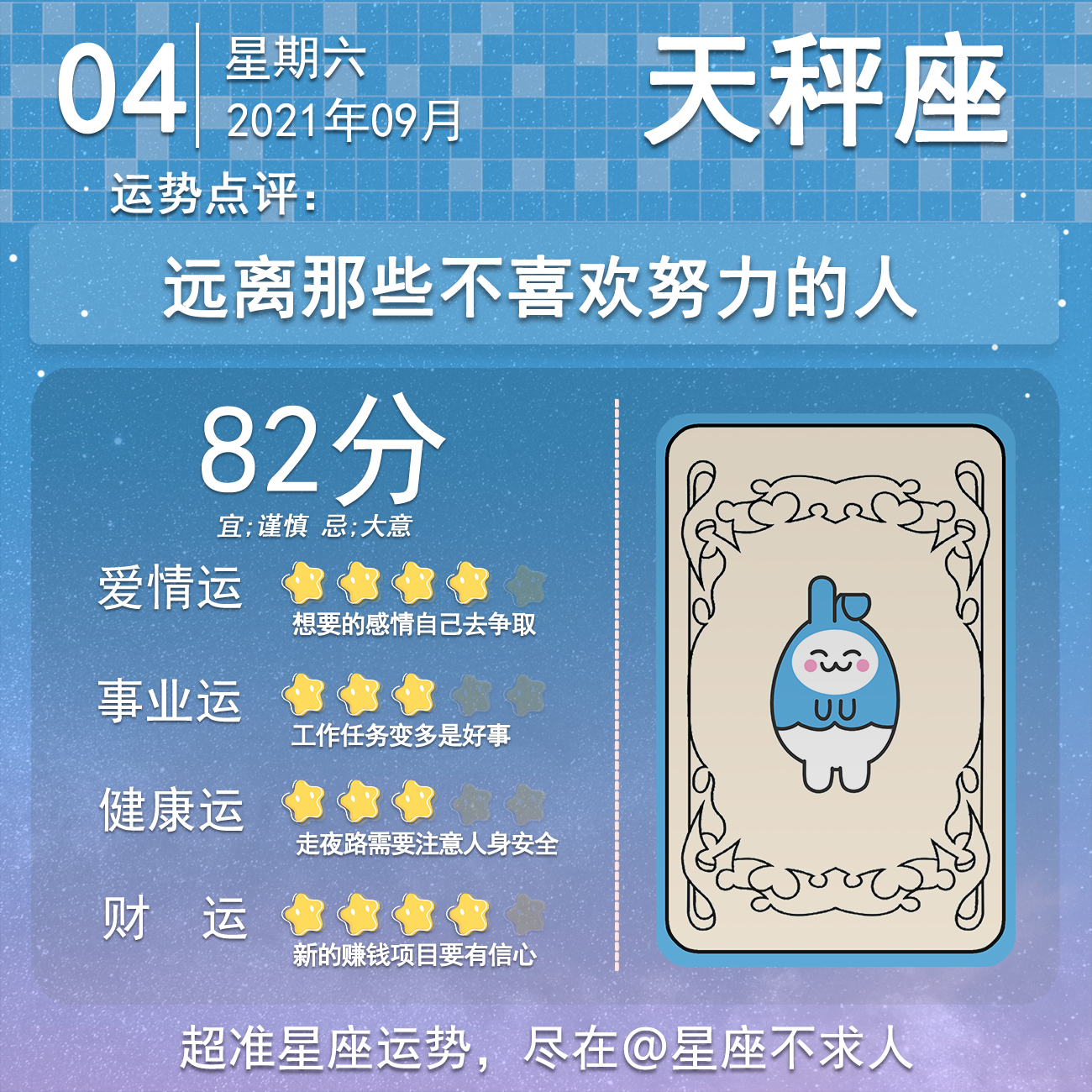 十二星座9月13日运势,4.7十二星座运势