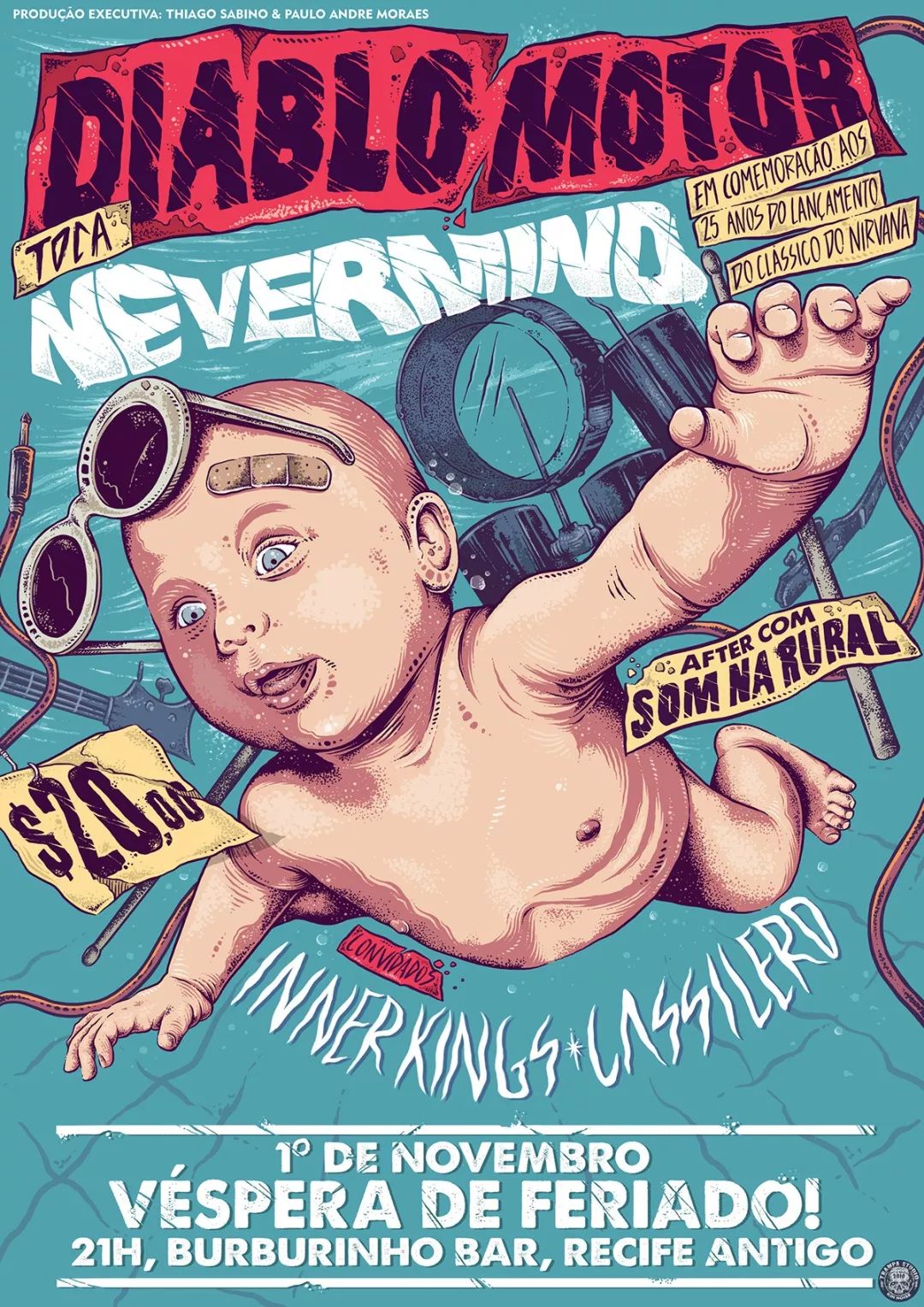 酷炫涂鸦设计,涂鸦风格人物插画