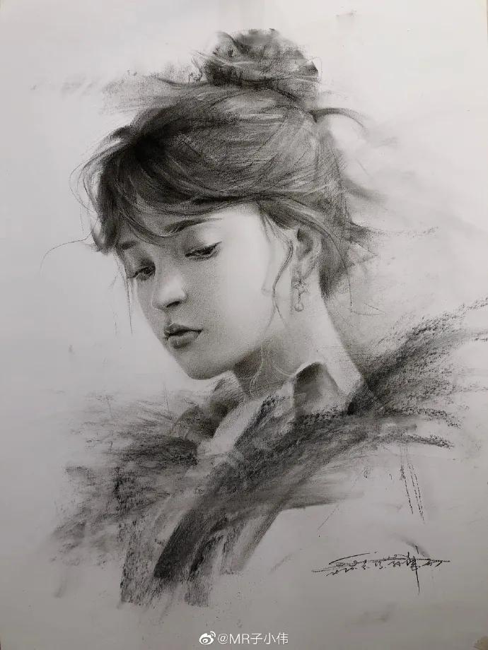 画一幅素描100万笔，胡歌、李现、迪丽热巴在他笔下全都画活了