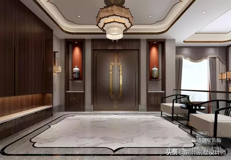 常州别墅现代风格装修,常州现代中式禅意装修风格设计