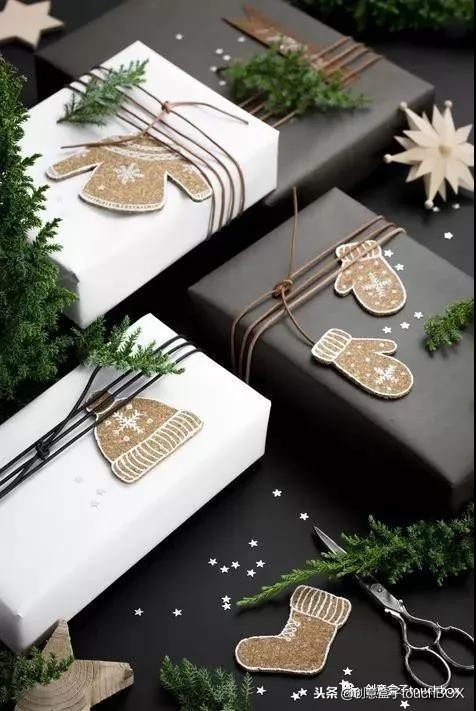 包装礼物的方法大礼盒,各种节日礼物盒卡纸