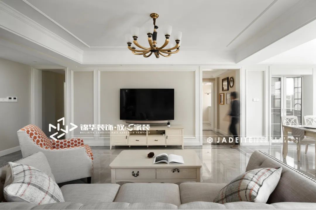 锦华装修美式案例,锦华装修效果图小户型