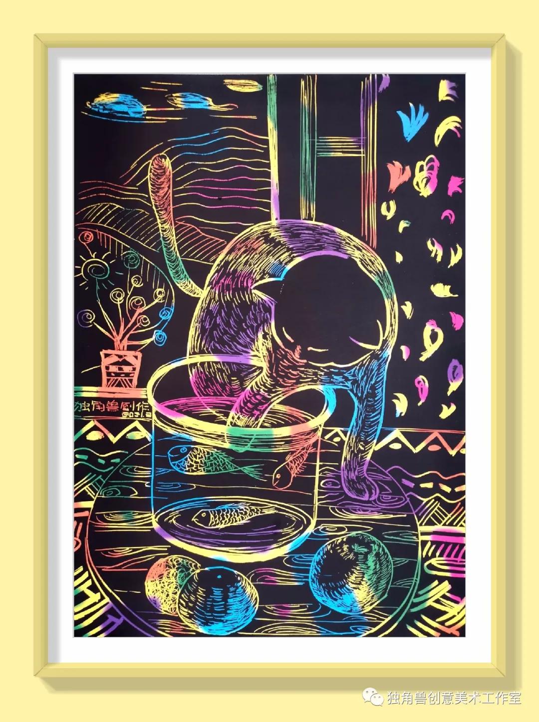 学习大师绘画|玩鱼的猫马蒂斯野兽派创始人