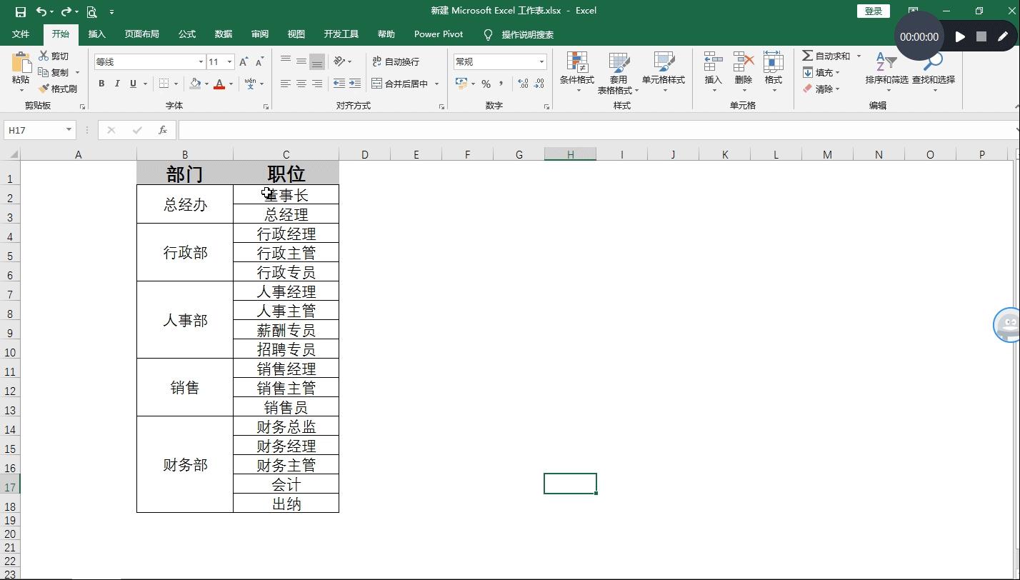 如何用excel制作公司组织架构图,如何在excel表格中做组织架构图