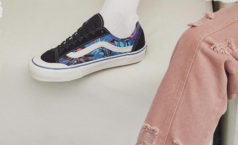 vans解构黑粉新款,vans鞋焕然一新