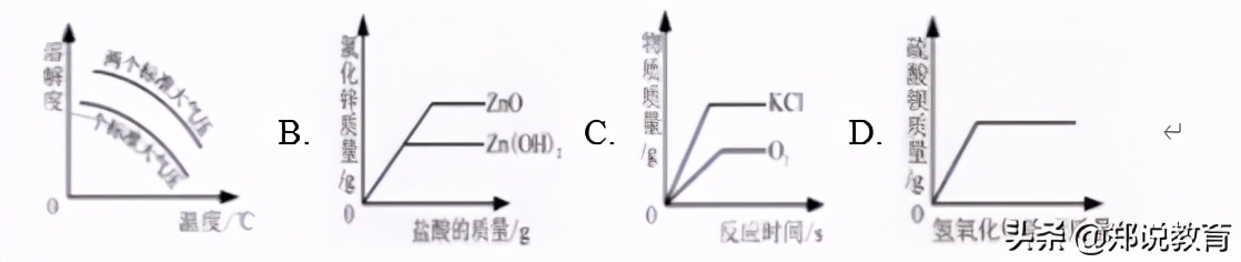 化学中考模拟试题二,中考化学模拟卷100例