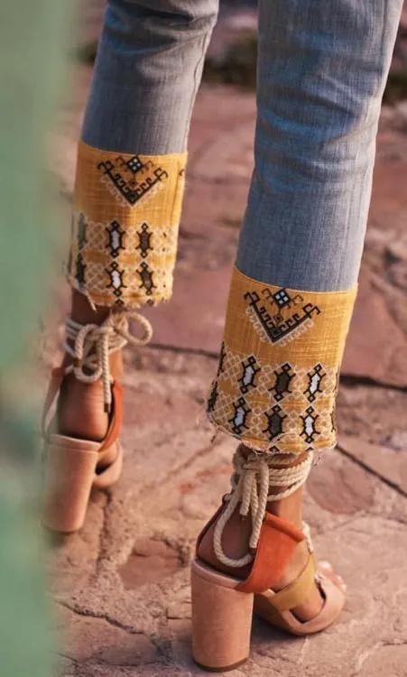 牛仔裤不好看怎么用皮筋改,牛仔裤不穿怎么改造包包