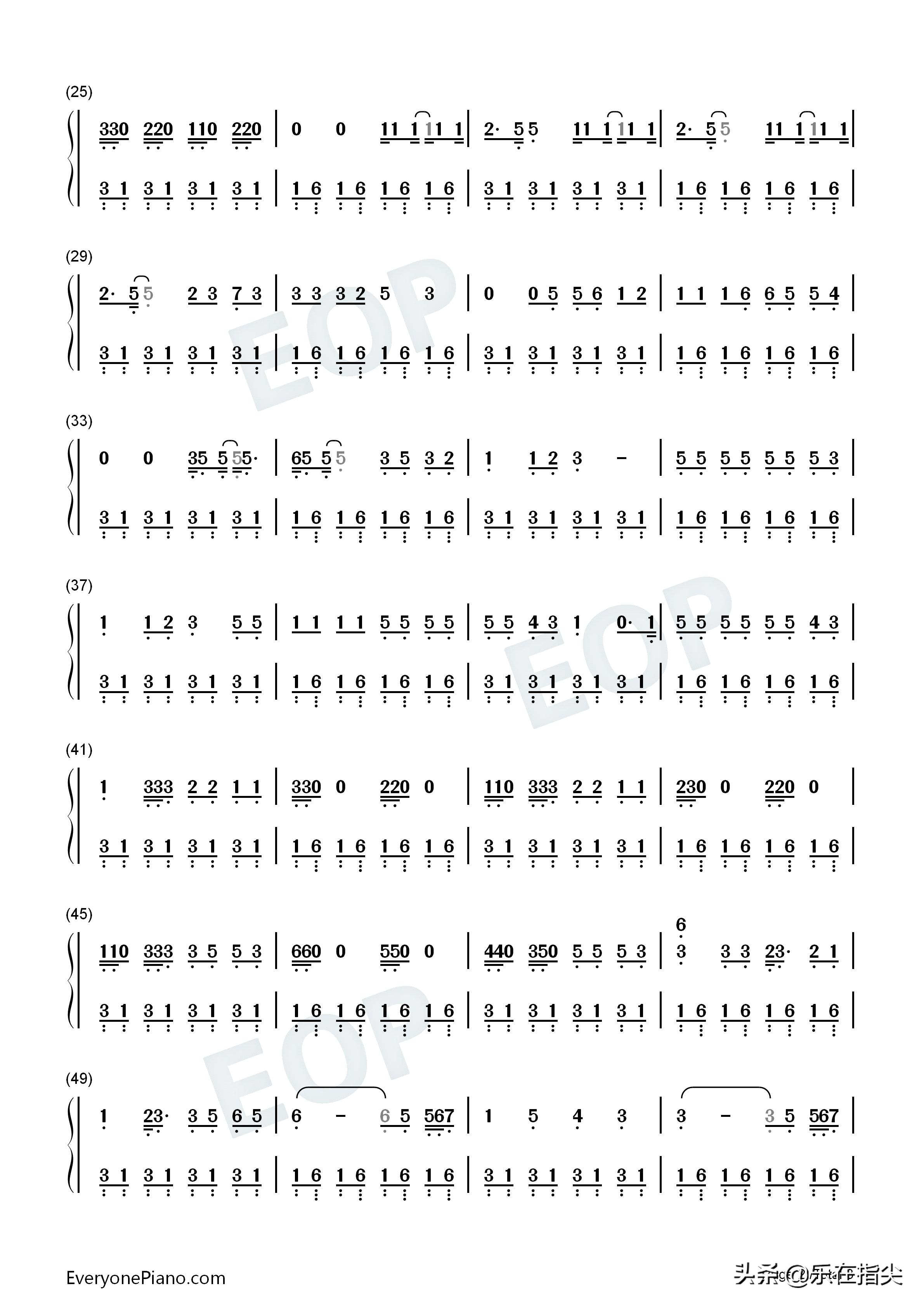 forever钢琴简谱数字谱,stayjustinbieber简谱