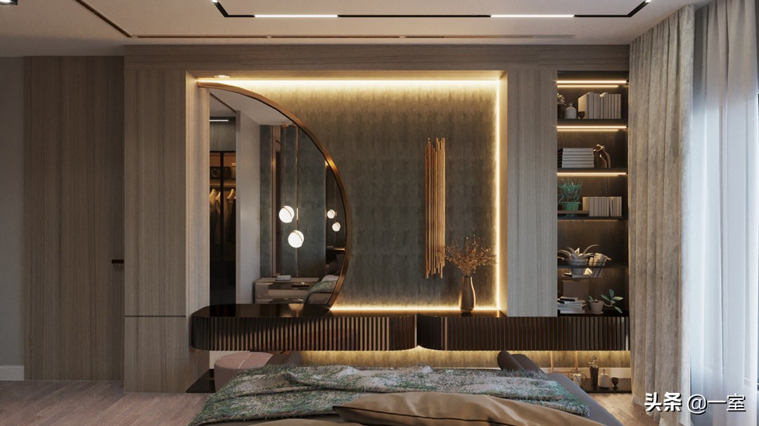 3.3米背景墙设计,客厅背景墙设计简约款