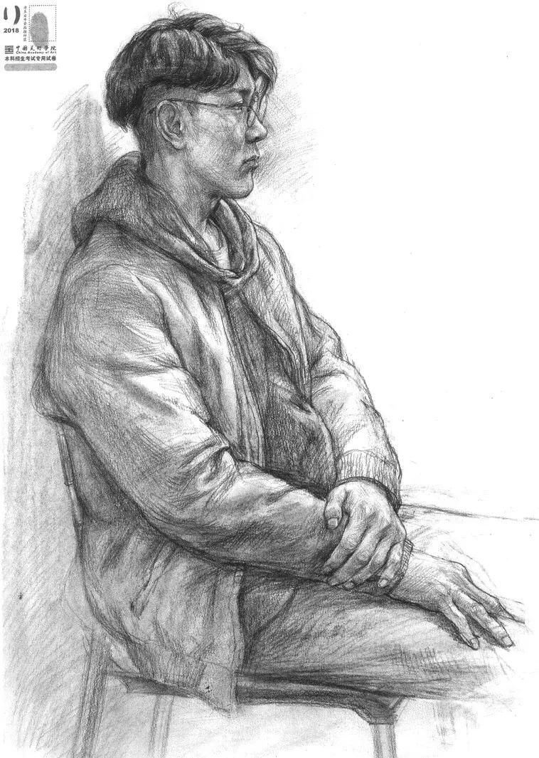 2018年国美色彩高分卷,国美素描高分