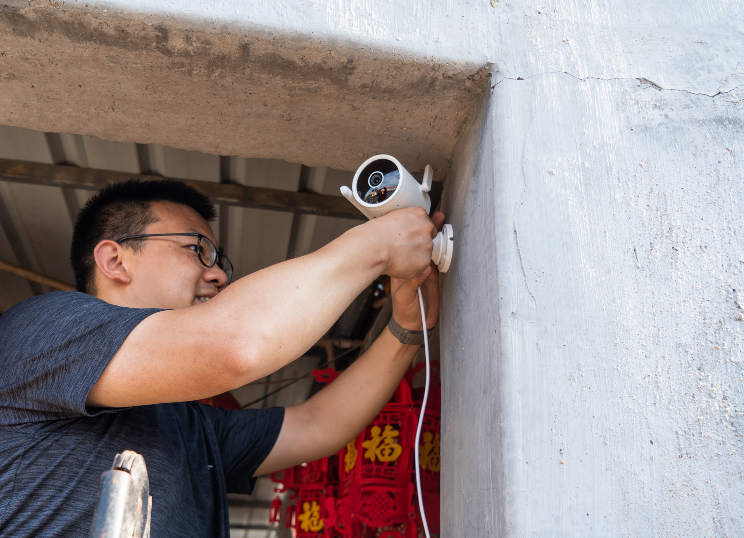 别墅360监控摄像头,创米小白n4户外摄像头拆解