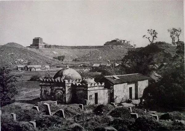 100年前中国风景建筑老照片,两亿多年前的景观