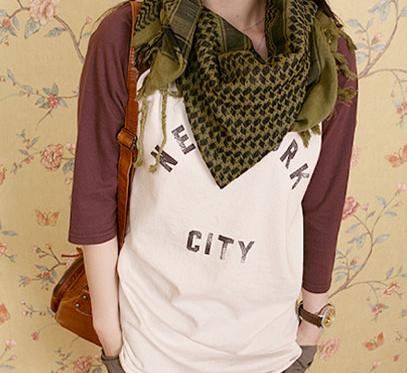 围巾编织开头结尾花式,系花式围巾的方法