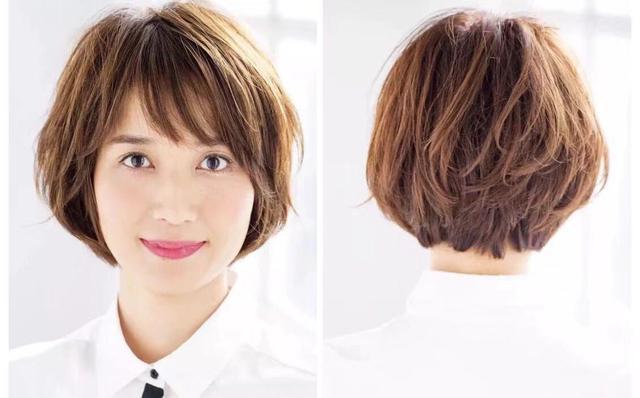 剪短发看脸型,女士剪短发减龄好看