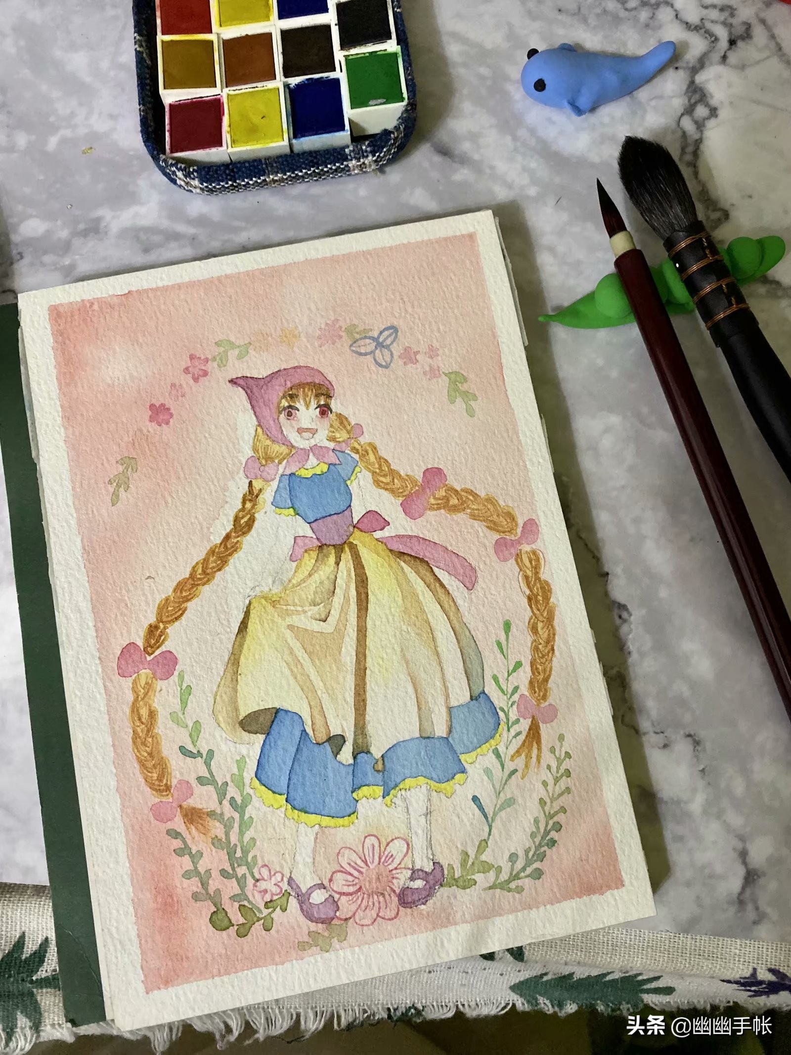 这些年买的水彩颜料(亲身试用,帮你们避开踩雷)