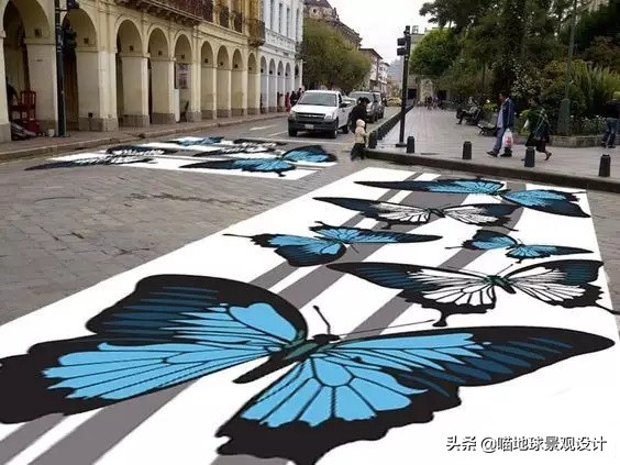 人行道创意,有创意的斑马线