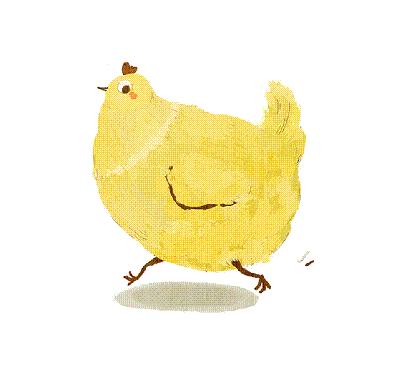 教学画小鸡,鸡蛋绘画入门教程