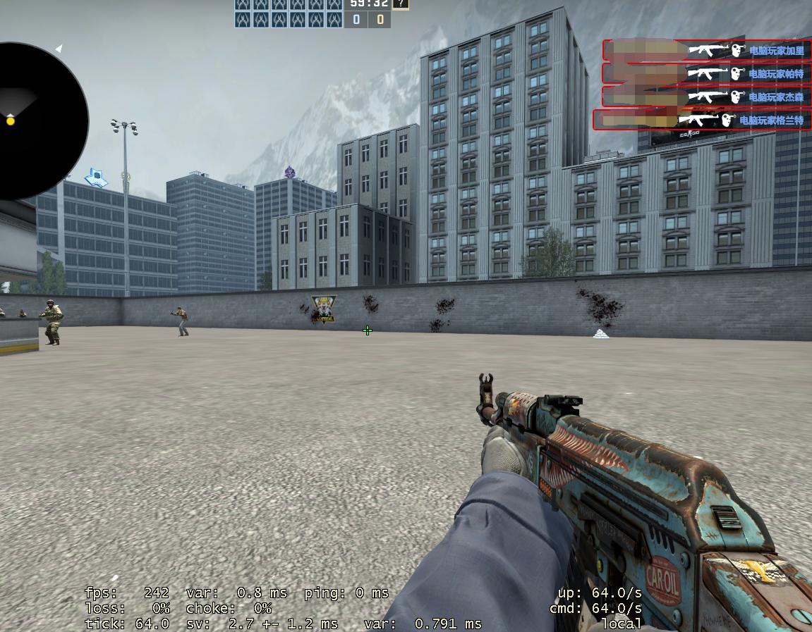 csgo练枪很流畅玩天梯很卡,csgo练枪越练越没手感