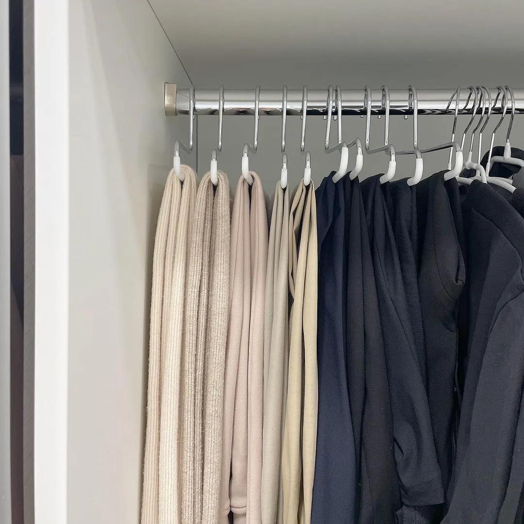 收纳师推荐的裤子收纳方法,超厚的裤子收纳方法