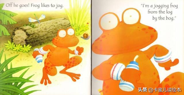 关于动物的英文小绘本故事大全,兔子和青蛙英文绘本
