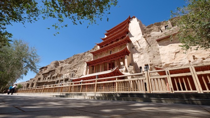 敦煌莫高窟沙漠戈壁行,敦煌莫高窟附近沙漠