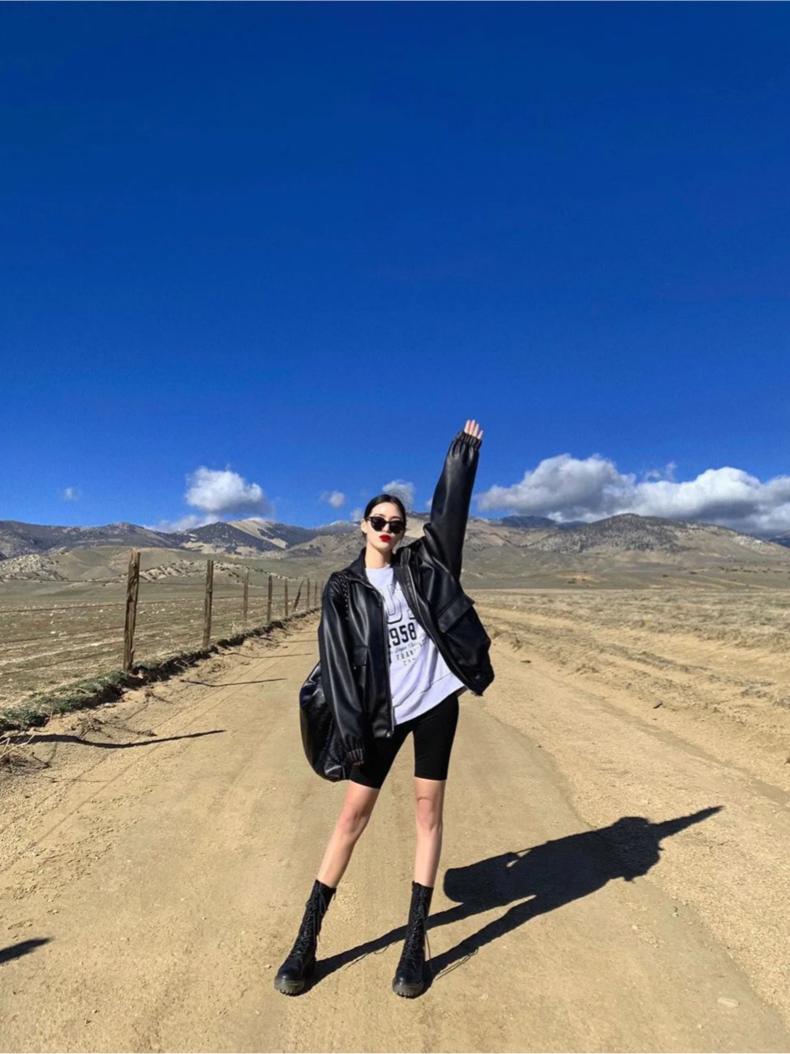 春夏韩国连衣裙,韩国秋冬穿搭博主