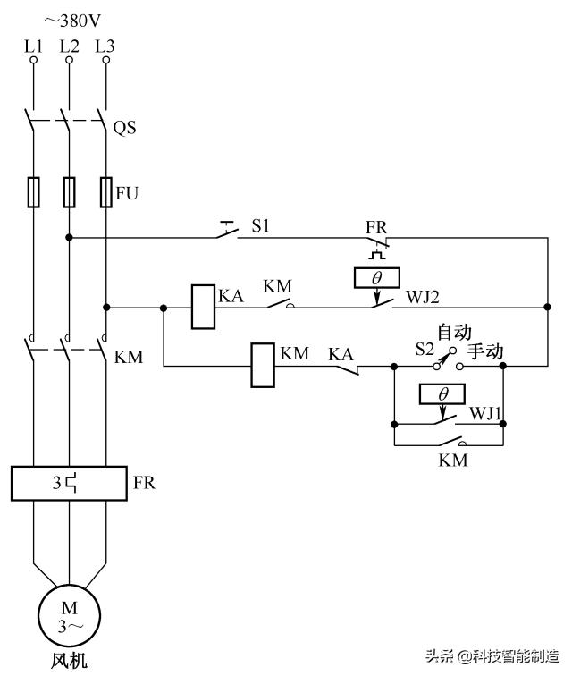 自动化电路图讲解和实物图基础,自动控制电路图详细讲解