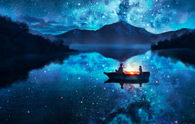 李白写洞庭湖的诗有哪些,李白夜游洞庭湖写下一首绝美诗作