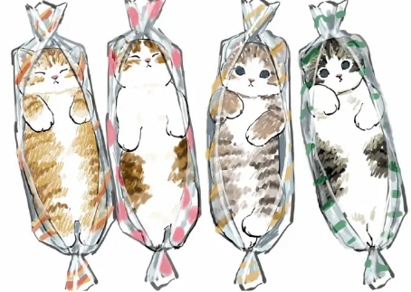 日本画师画自己家的猫,日本插画师画出养猫的日常