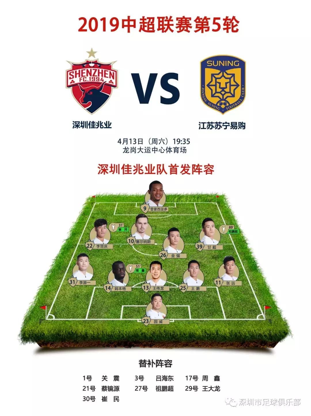 深足最新战报,苏宁本轮保胜深足