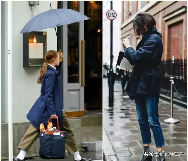 刘雯工装裤休闲穿搭,冬季不露腿穿搭显瘦