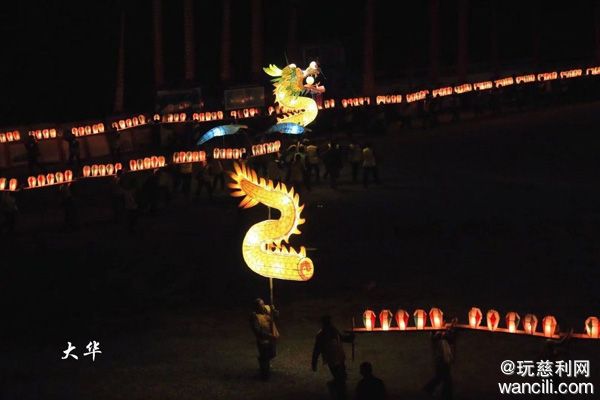 慈利龙潭河龙灯,慈利400米板板龙灯有多震撼