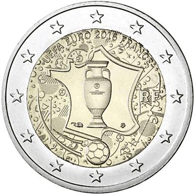 四分之一欧元中法纪念币,2欧元纪念币