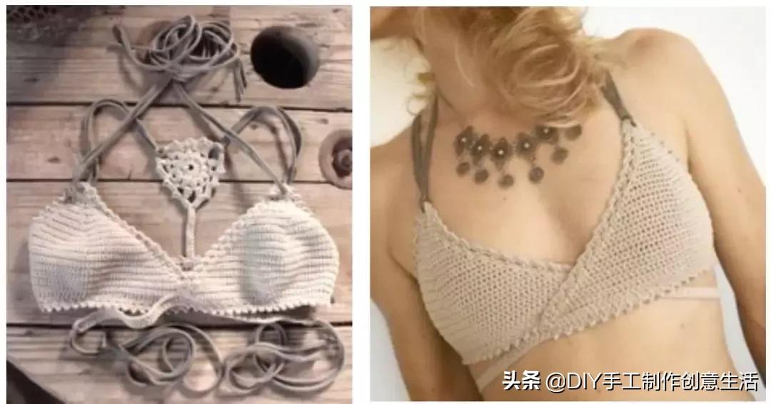 夏天来了，一定要钩一套给自己，有钩织教程