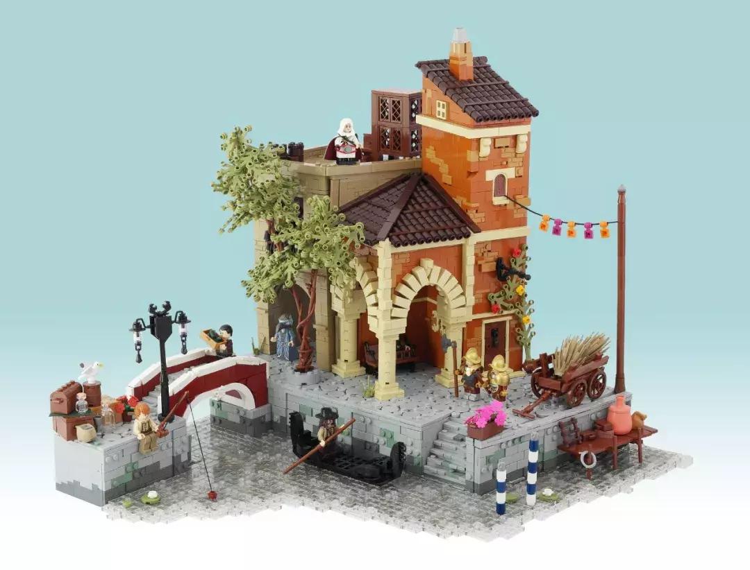 lego乐高moc作品欣赏迷你机甲系列,lego乐高小世界