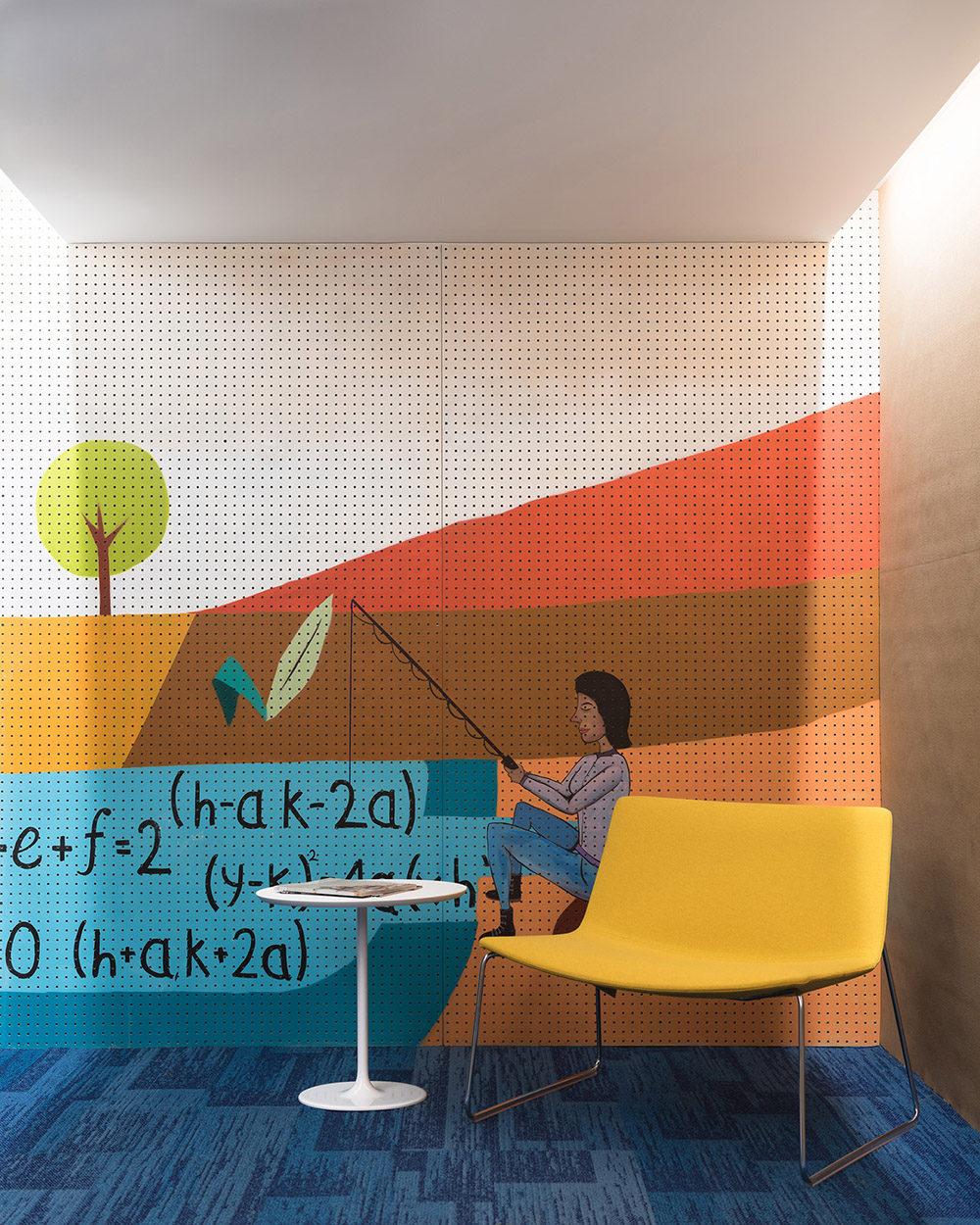 活力多彩Santander桑坦德银行墨西哥办公设计欣赏