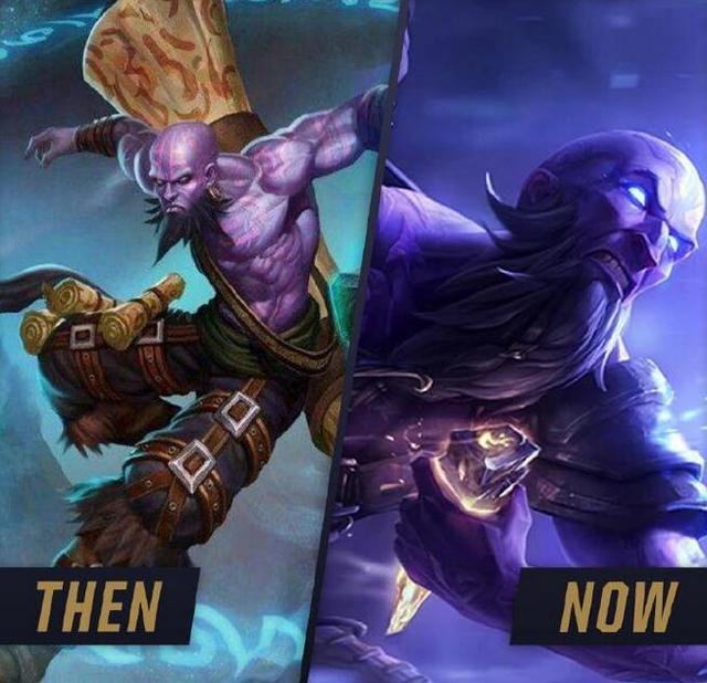 英雄联盟皇子经典集锦图,英雄联盟以前的盖伦图片