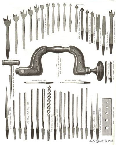 木工手工打孔的原始工具,木工现场制作无钉孔工艺