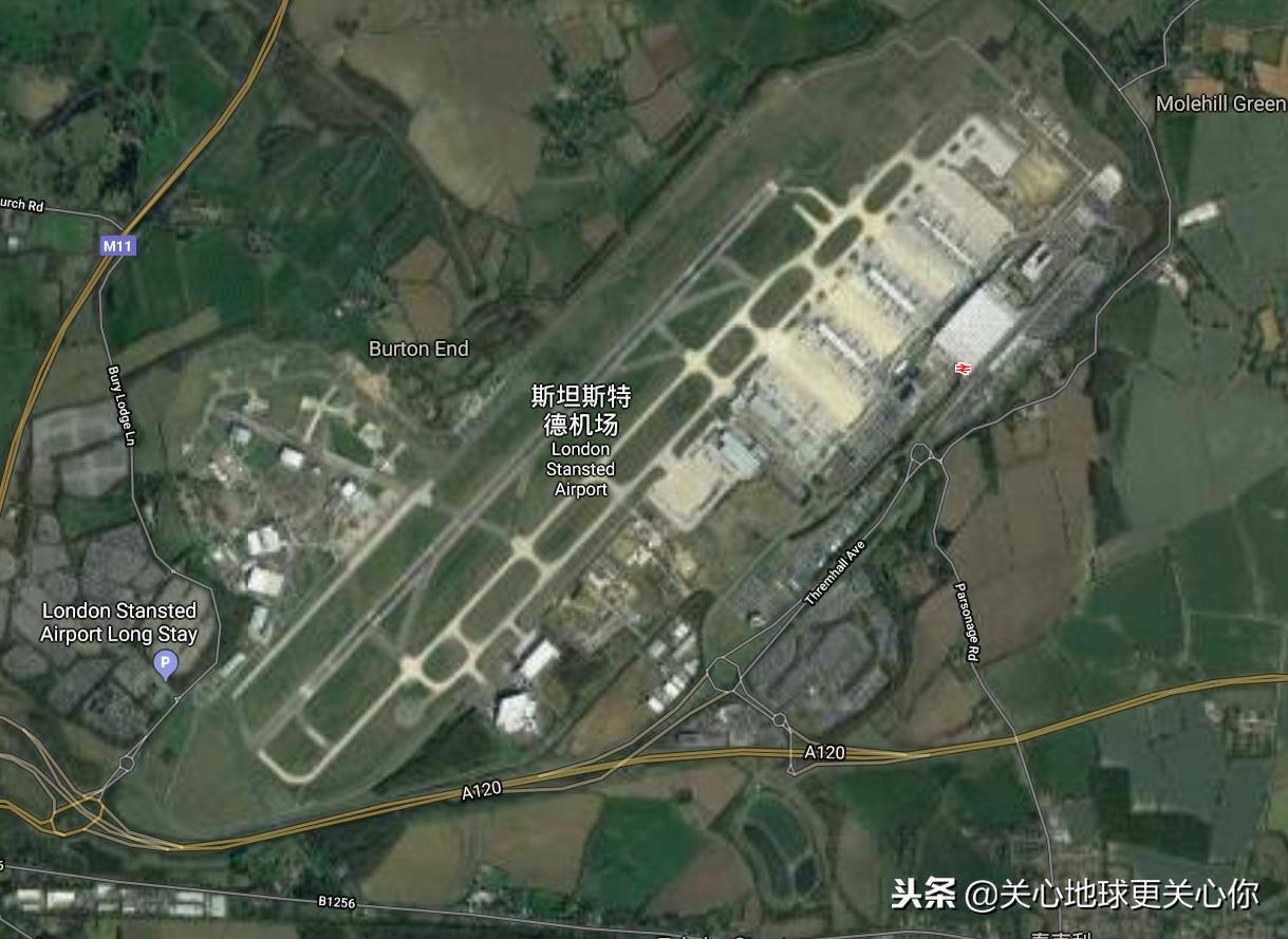 伦敦希思罗机场全景,英国伦敦希思罗机场