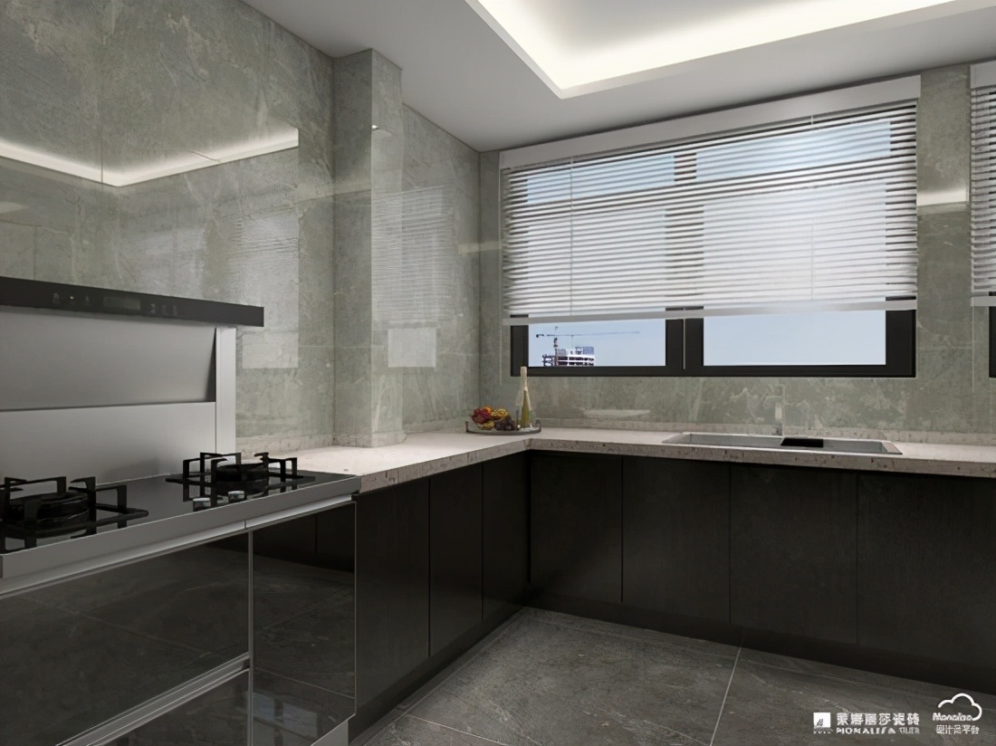 装修分享|用陶瓷大板打造高级灰的家,美腻了