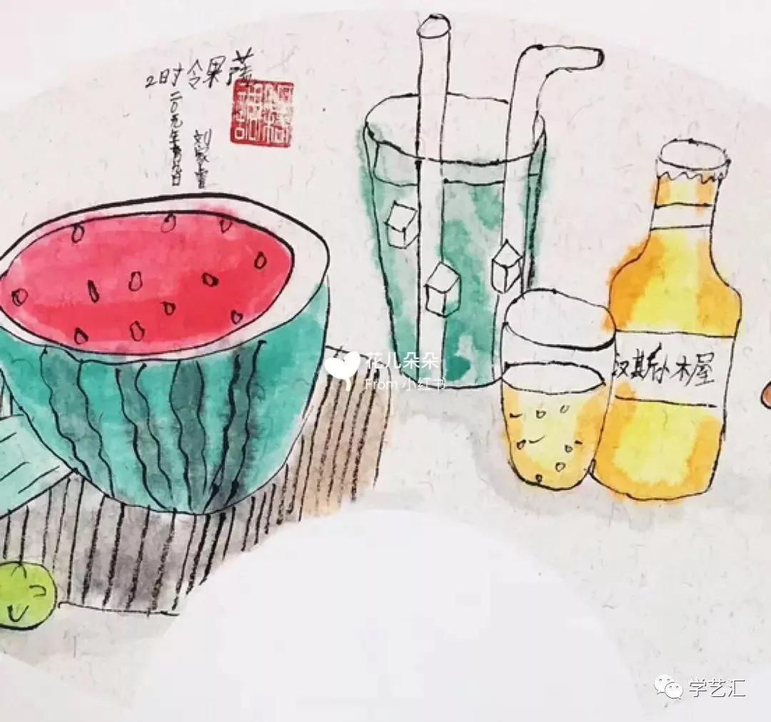 绘画水墨作品大全,水墨画儿童绘画技法新教程