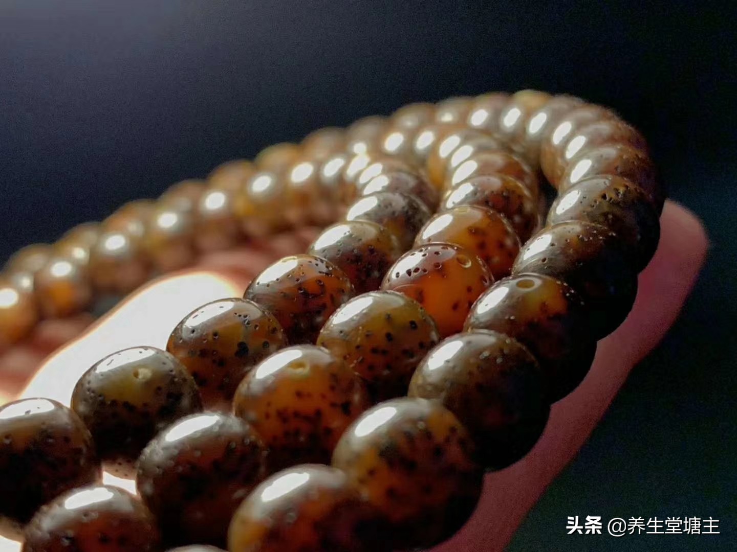 原生态顺白星月菩提的盘玩方法,星月菩提108颗怎么盘出花样