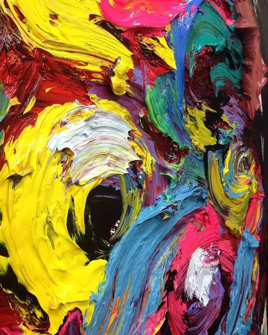 厚画的魅力！韩国shinkwangho用有张力的作品直击眼球！！！