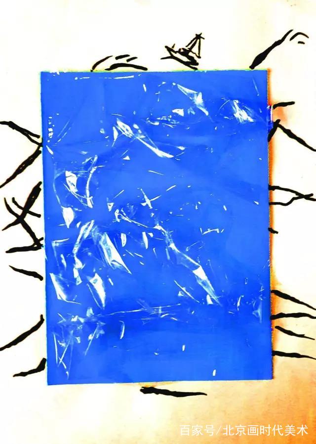 用胶带和一张白纸就能做贴画,探索发现改装贴纸