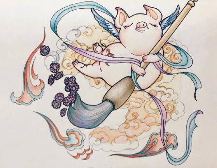 飞天猪图,飞天猪高清